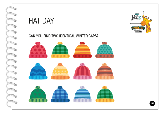 Atividade do Livro de Inglês para crianças de 3 anos (Educação Infantil). Special Days..