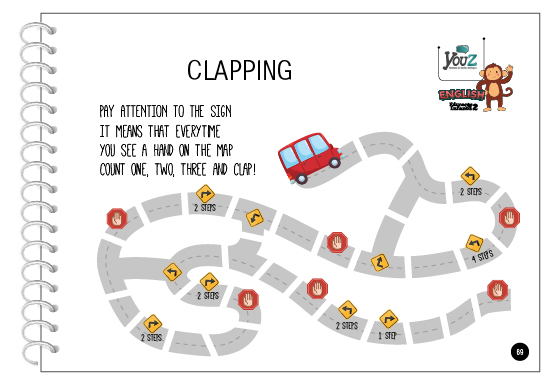 Atividade do livro de inglês para crianças de 4 anos. Tema: I have a body that moves.